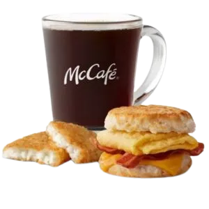 Bacon, Egg & Cheese Biscuit Meal Price & Nutrition
