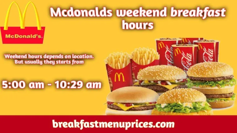 McDonald’s Breakfast Hours And Delivery Locations In The USA