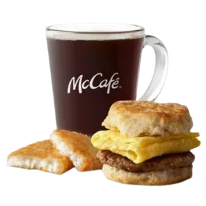 Sausage Biscuit with Egg Meal Price & Nutrition