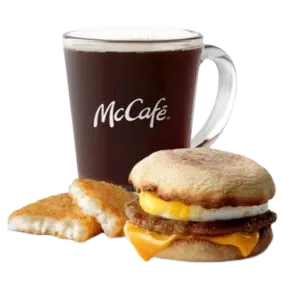 Sausage McMuffin with Egg Meal Price & Nutrition