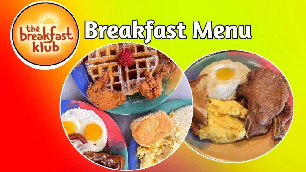The Breakfast Klub Menu