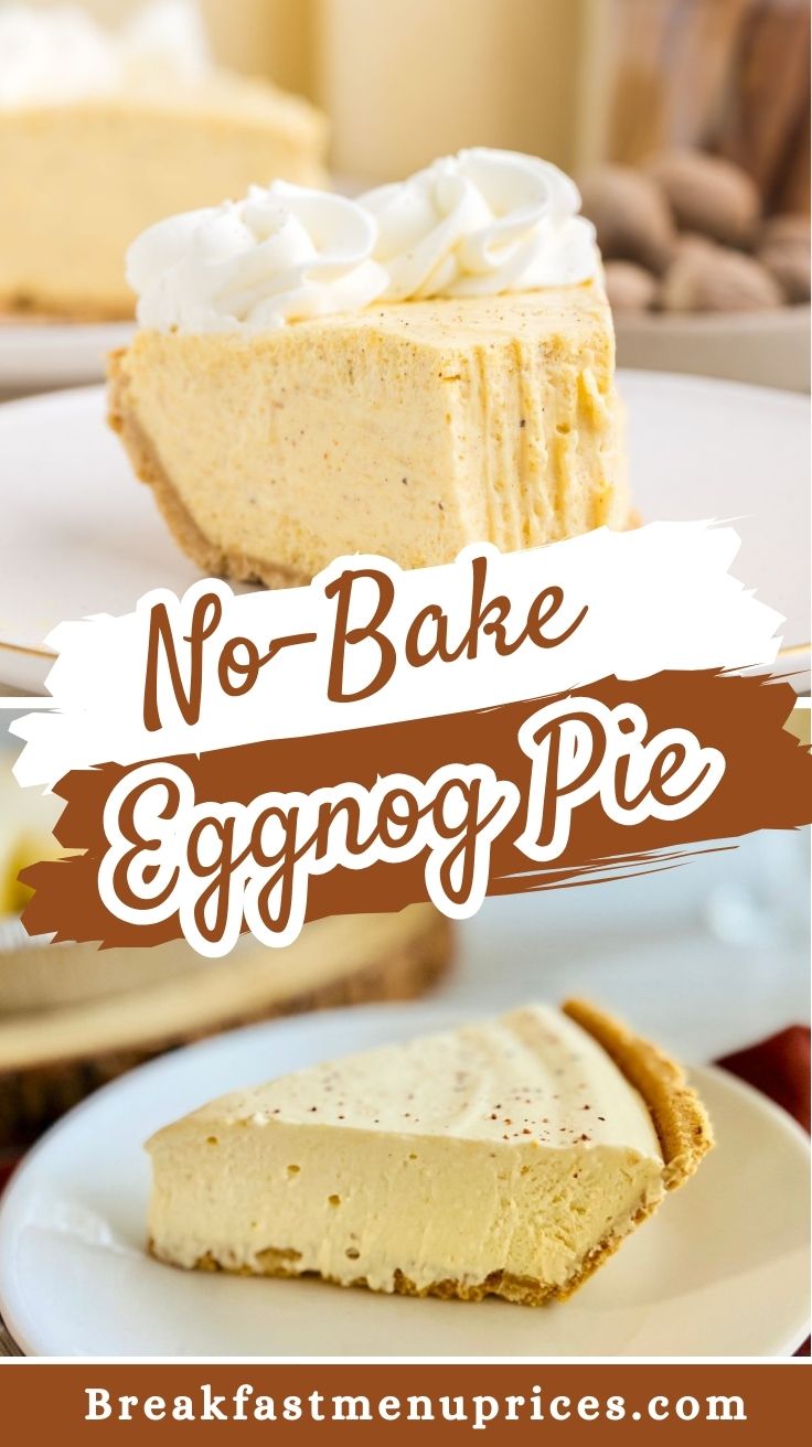 No-Bake Eggnog Pie