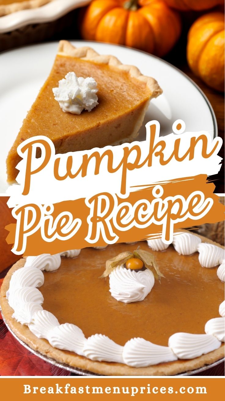 Pumpkin Pie Recipe