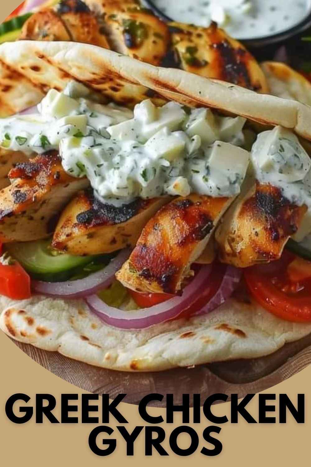 Greek Chicken Gyros