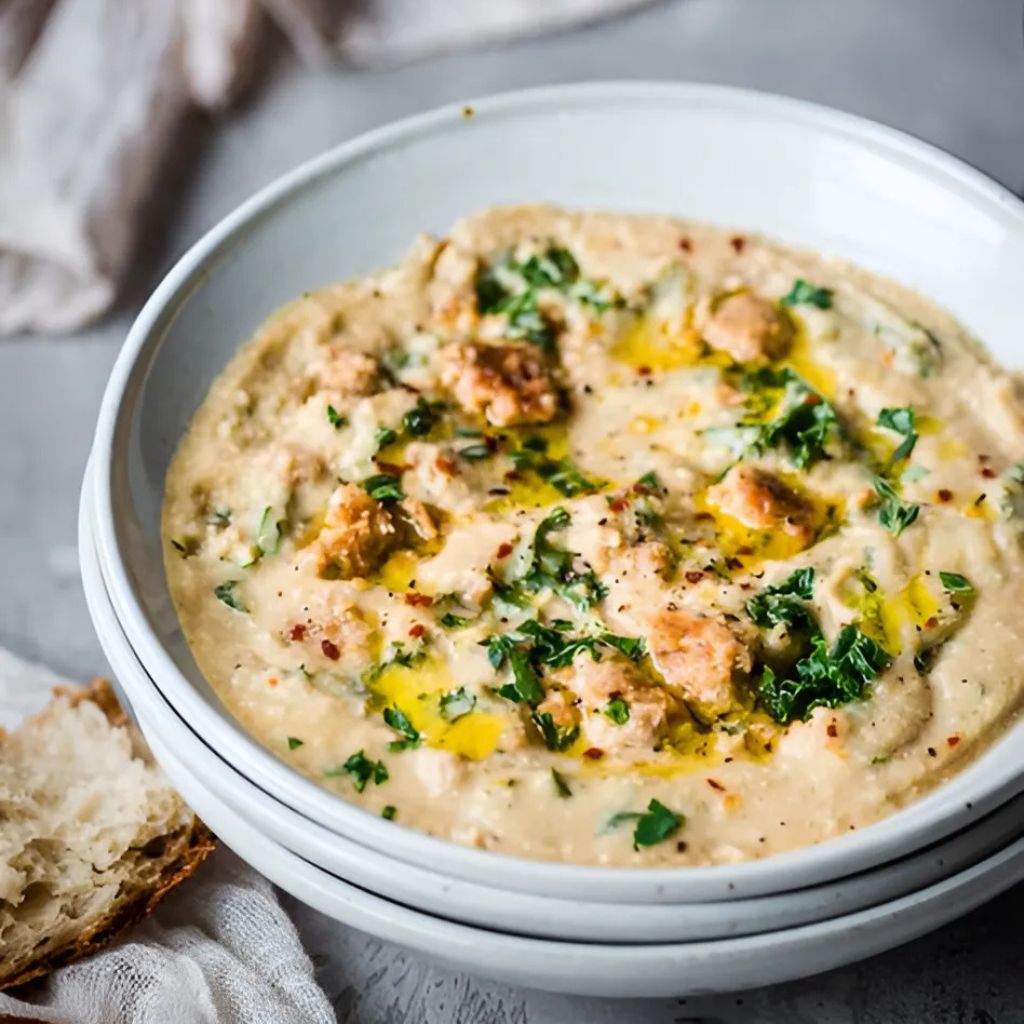 Cauliflower Sausage Kale Soup