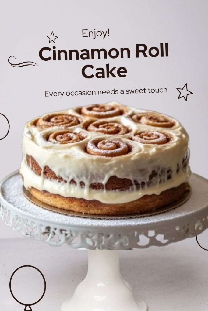 Cinnamon Roll Cake Recipe