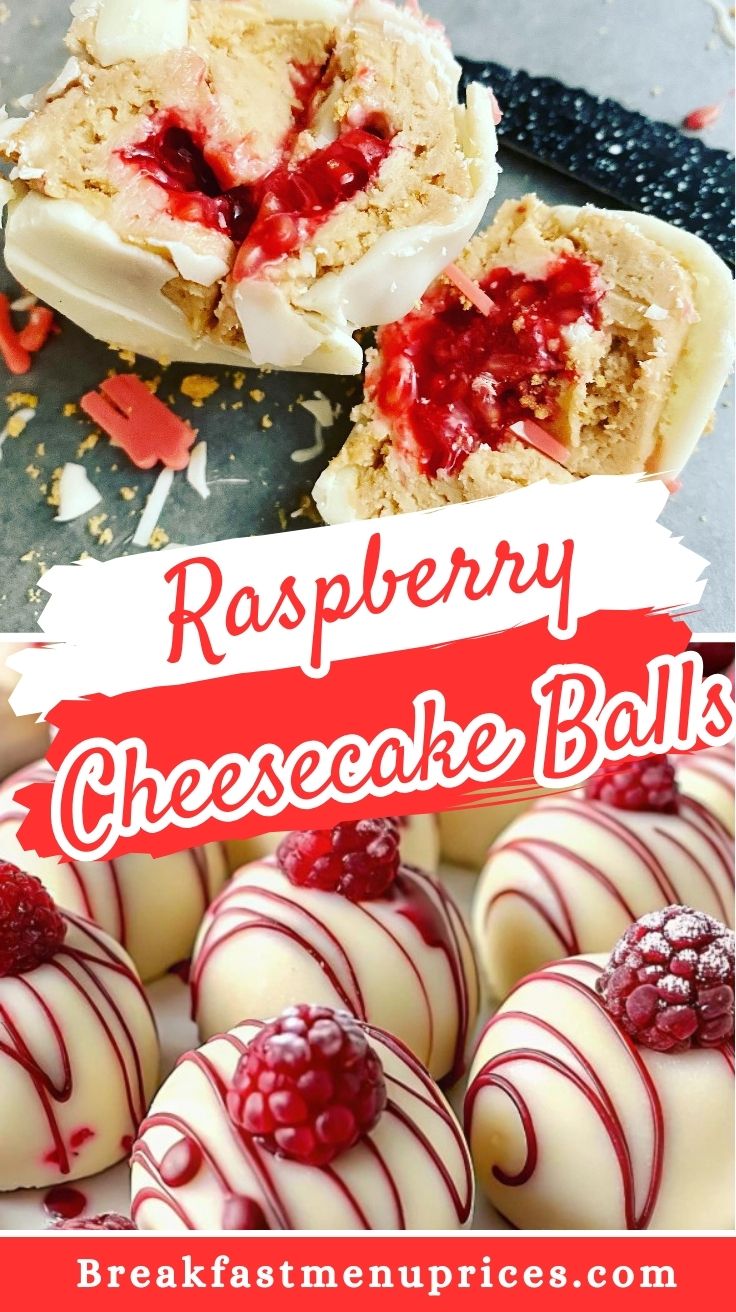Raspberry Cheesecake Balls