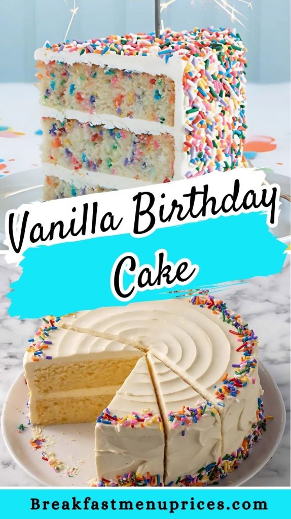 Vanilla Birthday Cake
