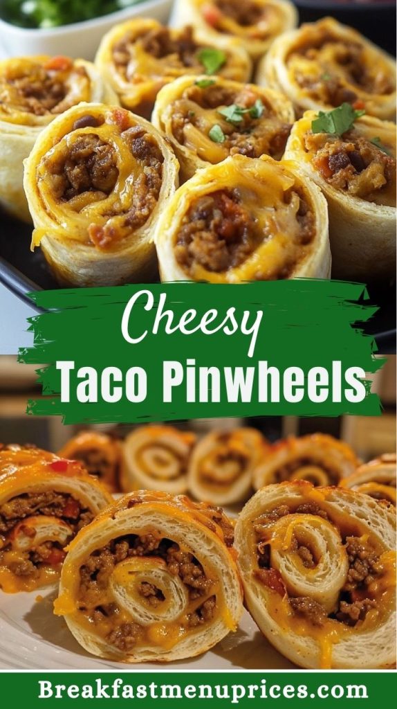 Cheesy Taco Pinwheels