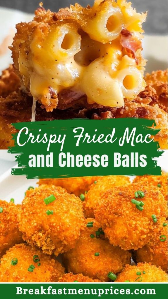 Crispy Fried Mac and Cheese Balls