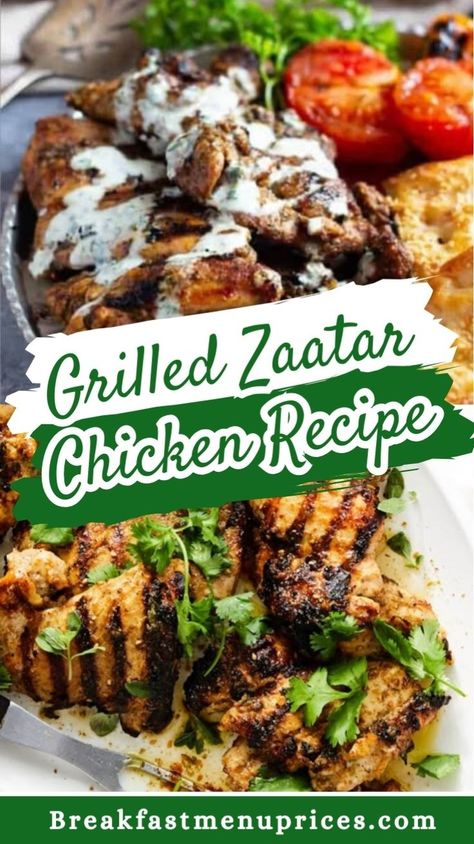 Grilled Zaatar Chicken Recipe