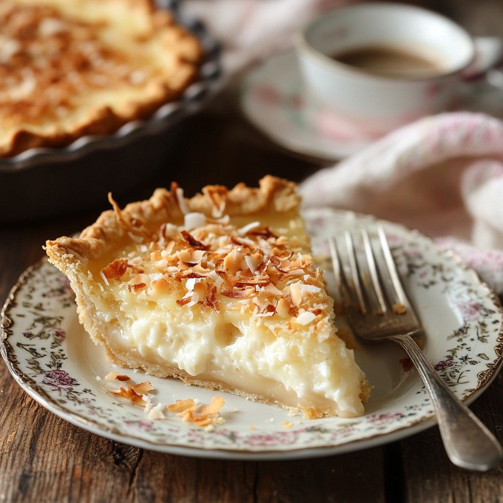French Coconut Pie