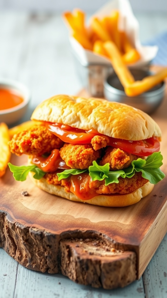 Crunchy Chicken Romesco Sandwich