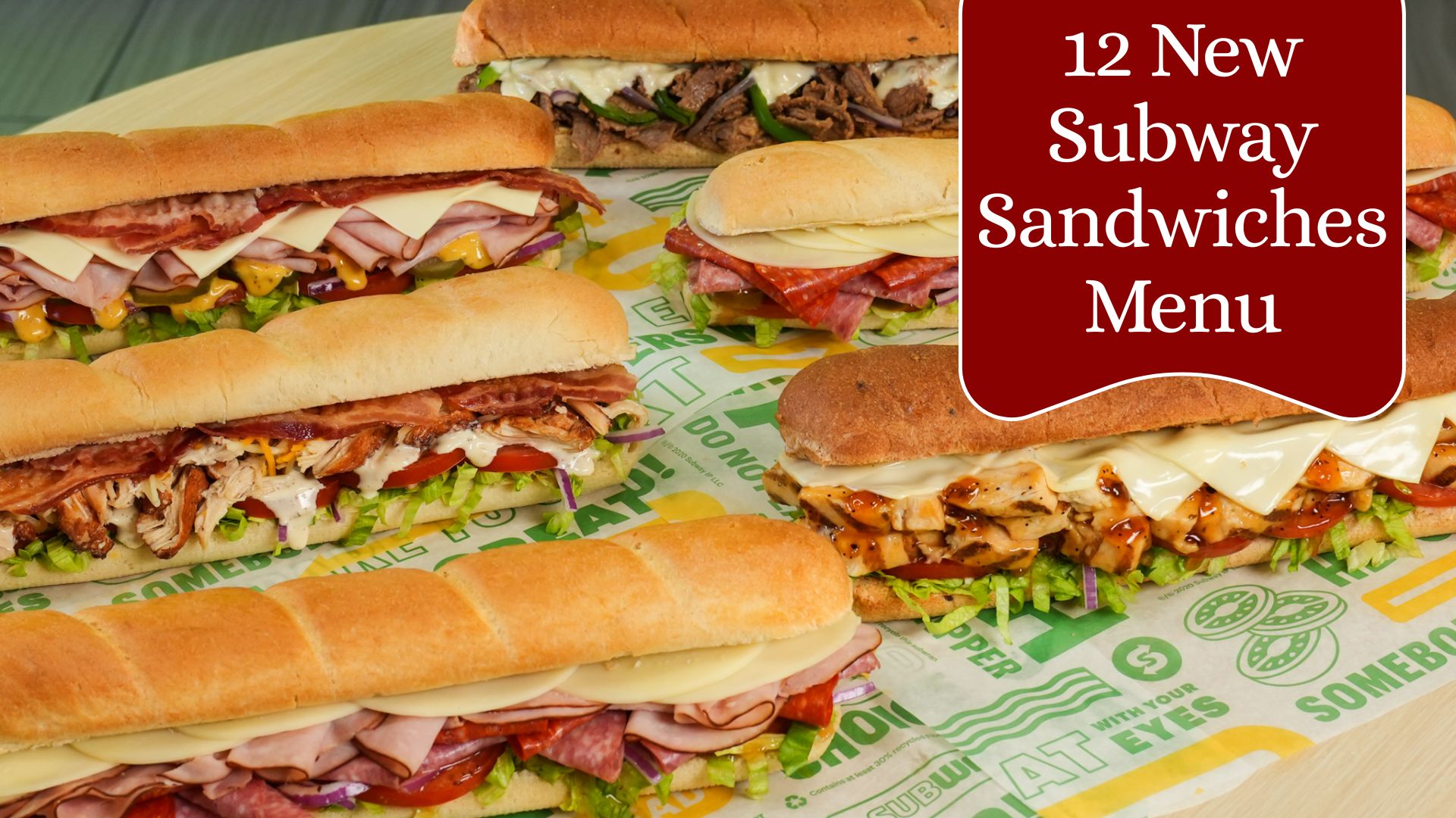 12 New Subway Sandwiches Menu 1 12 New Subway Sandwiches Menu