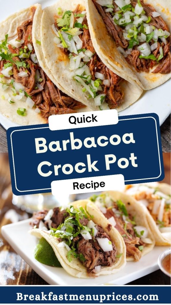 Barbacoa Crock Pot Recipe