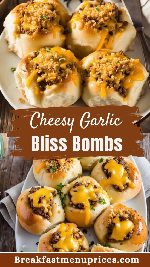 Cheesy Garlic Bliss Bombs: Irresistible Cheesy Treats