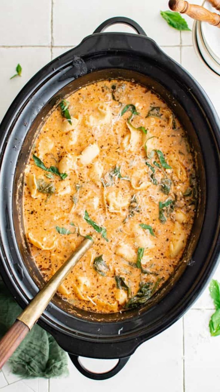 Crockpot Tortellini Soup