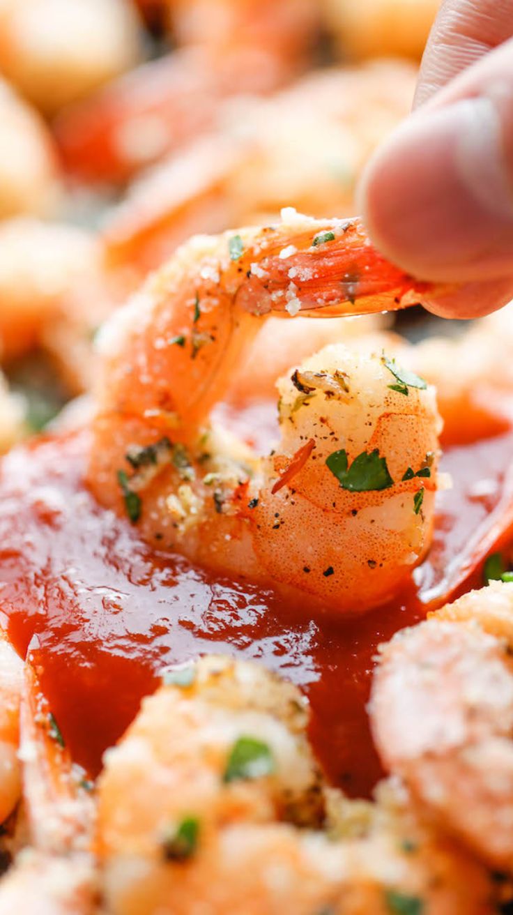 Garlic Parmesan Roasted Shrimp
