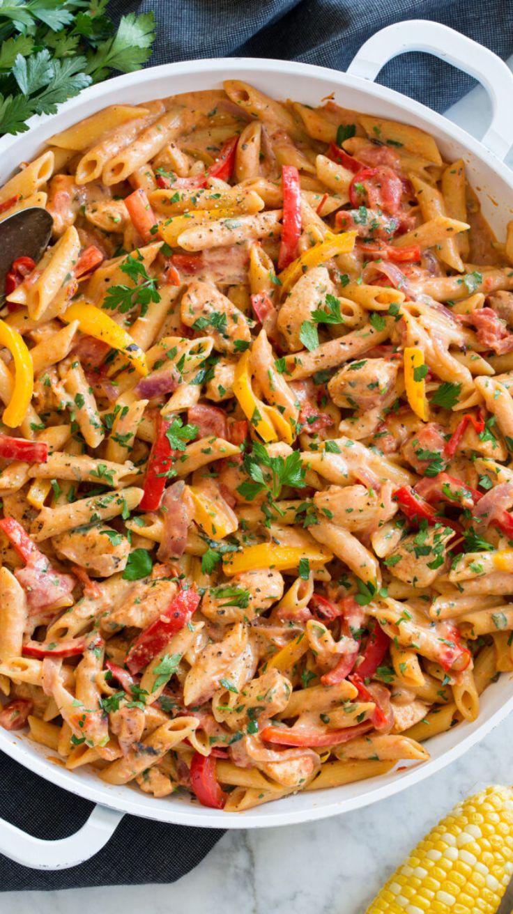 One Pot Cajun Chicken Pasta Recipe