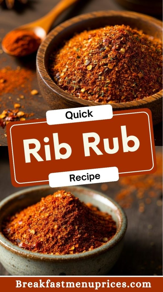Rib Rub Recipe