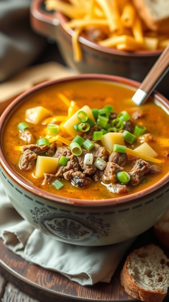 Cheeseburger Soup