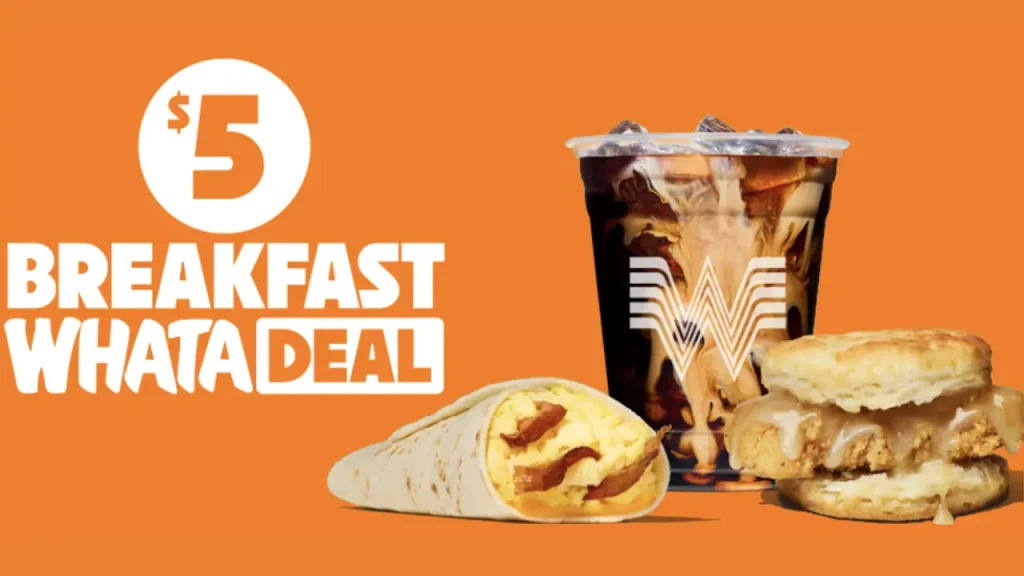 $5 Breakfast Deal Whataburger Menu Breakfast