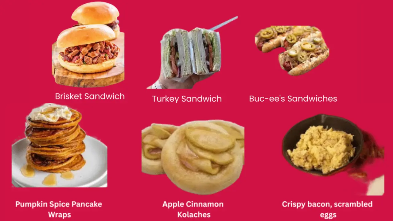 Buc-ee's Breakfast Menu