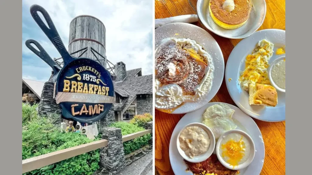 Crockett's Breakfast Camp Menu