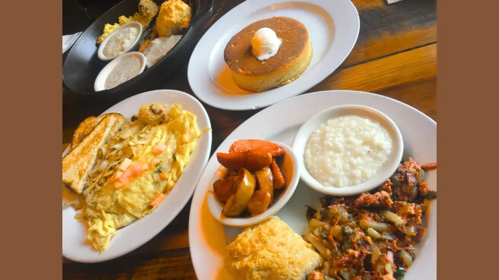 Healthier Options Crockett's Breakfast Camp Menu