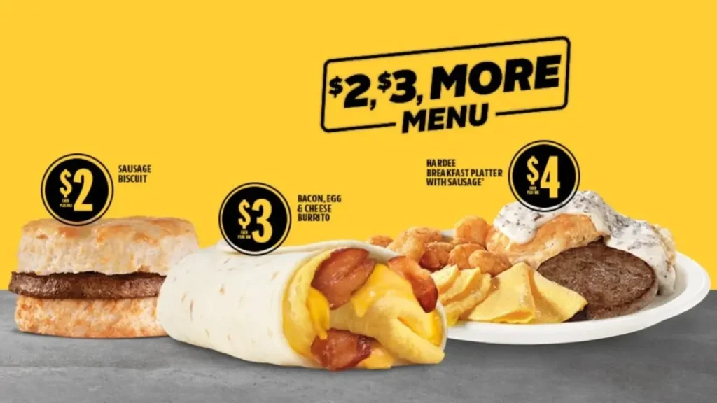 Limited-Time Seasonal Breakfast Hardee's Menu Breakfast
